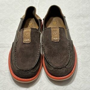 Boys Ariat Crusier Slip-On Shoes Size 13 Brown